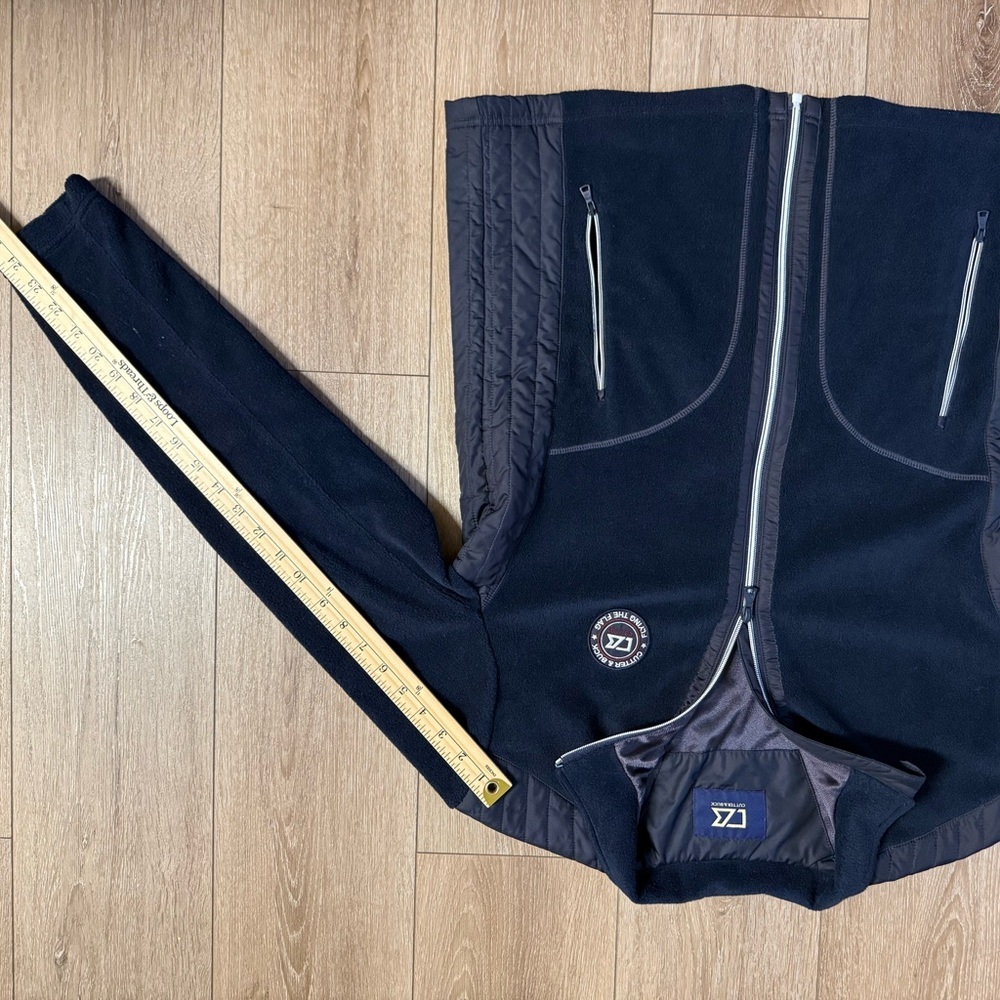 Cutter & Buck Navy Full-Zip Jacket with Emblem - Picture 9 of 10